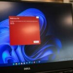 Malicious file warning on a windows laptop by Ed Hardie on Unsplash: https://unsplash.com/photos/a-dell-laptop-computer-with-a-red-screen-1C5F88Af9ZU