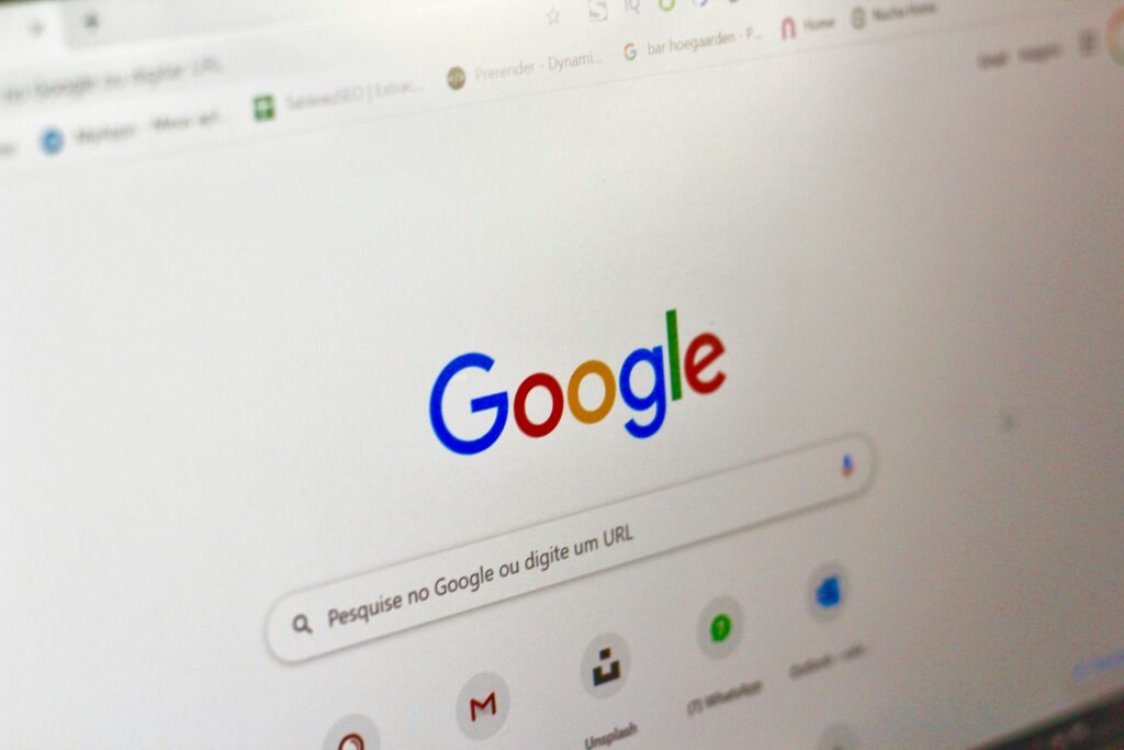 Google home screen by Nathana Reboucas on Unsplash: https://unsplash.com/photos/computer-screen-showing-google-search-c4aT8MfEzdw